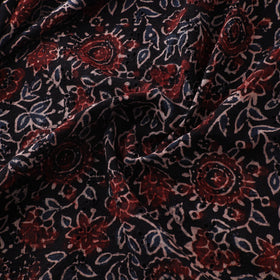 Ajrakh Hand Block Print Natural Dyed Cotton Hakoba Fabric 99