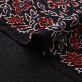 Ajrakh Hand Block Print Natural Dyed Cotton Hakoba Fabric 99