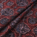 Ajrakh Hand Block Print Natural Dyed Cotton Hakoba Fabric 102