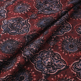 Ajrakh Hand Block Print Natural Dyed Cotton Hakoba Fabric 102
