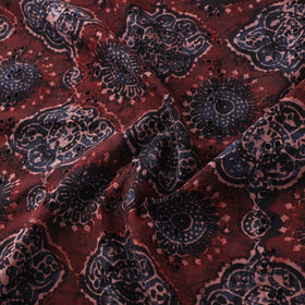 Ajrakh Hand Block Print Natural Dyed Cotton Hakoba Fabric 102