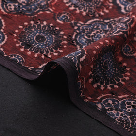Ajrakh Hand Block Print Natural Dyed Cotton Hakoba Fabric 102
