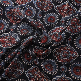 Ajrakh Hand Block Print Natural Dyed Cotton Hakoba Fabric 103