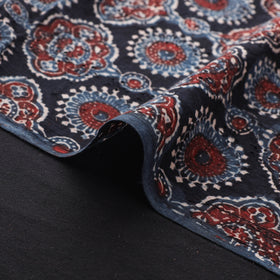 Ajrakh Hand Block Print Natural Dyed Cotton Hakoba Fabric 103