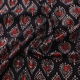 Ajrakh Hand Block Print Natural Dyed Cotton Hakoba Fabric 104