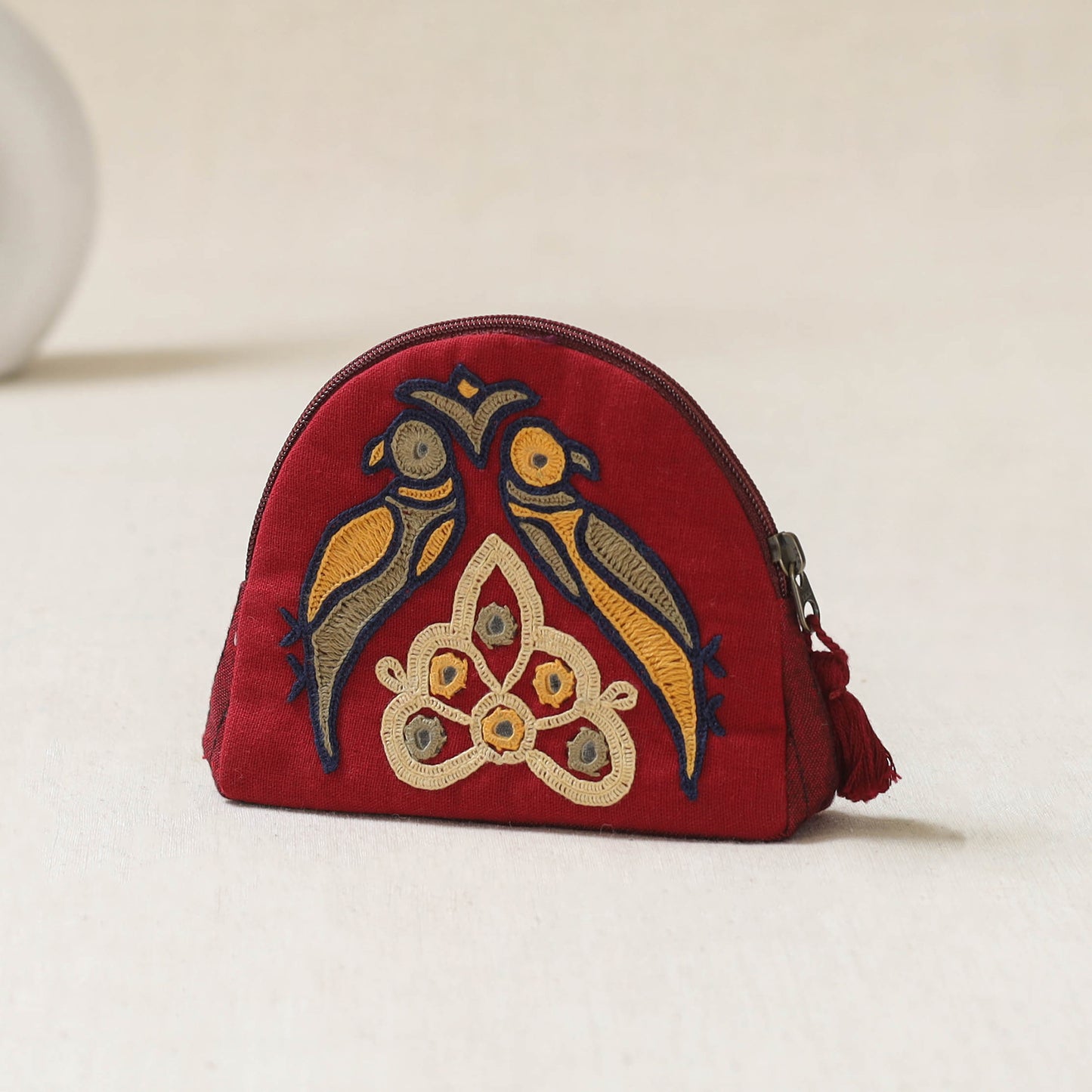 Kutch Ahir Hand Embroidered Coin Pouch 67