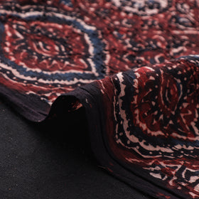 Ajrakh Hand Block Print Natural Dyed Cotton Hakoba Fabric 105