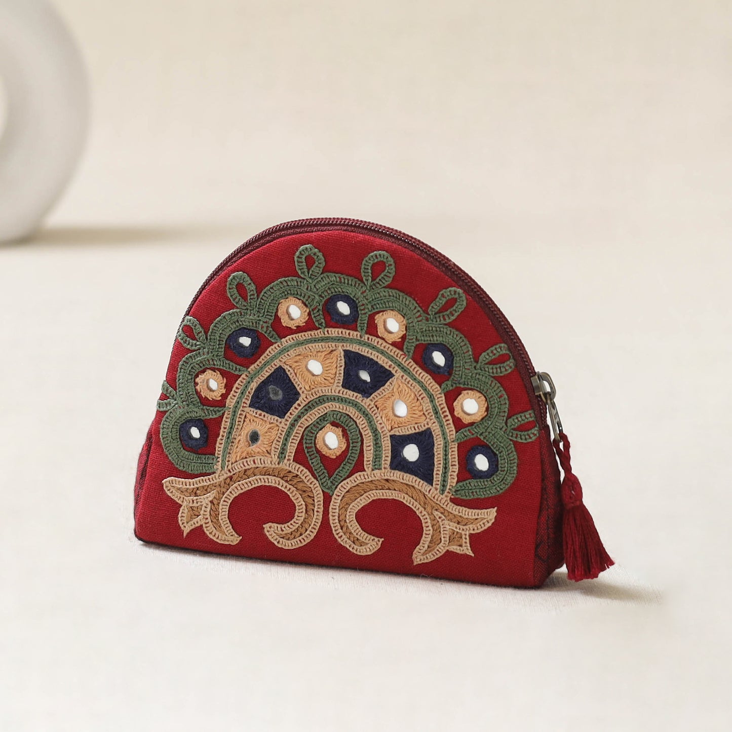 Kutch Ahir Hand Embroidered Coin Pouch 68