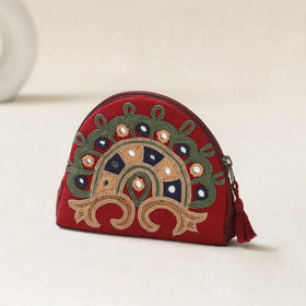 Kutch Ahir Hand Embroidered Coin Pouch 68