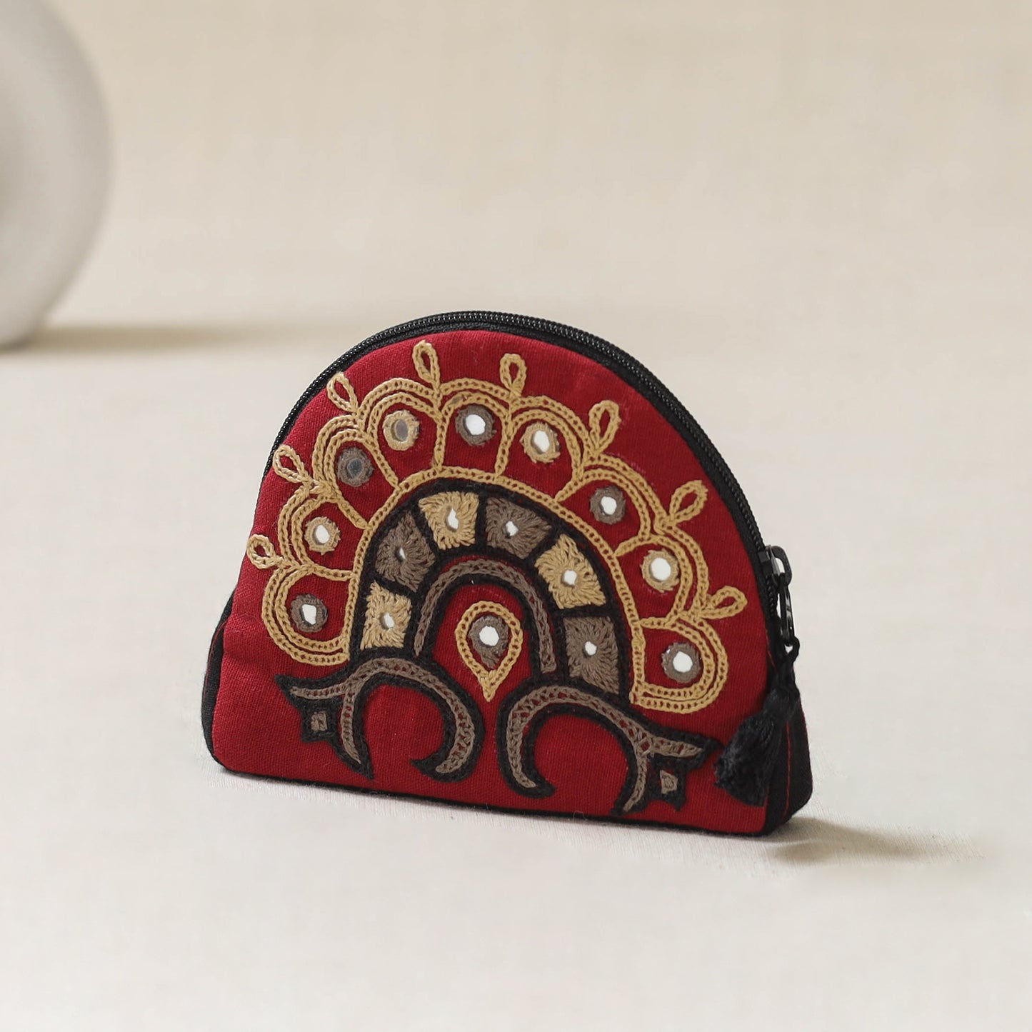 Kutch Ahir Hand Embroidered Coin Pouch 69