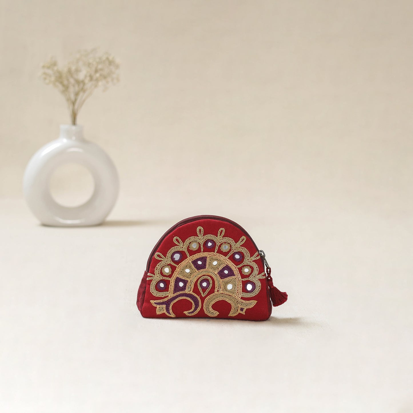 Kutch Ahir Hand Embroidered Coin Pouch 70