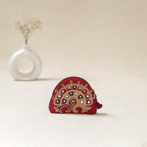 Kutch Ahir Hand Embroidered Coin Pouch 70