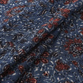 Ajrakh Hand Block Print Natural Dyed Cotton Hakoba Fabric 109