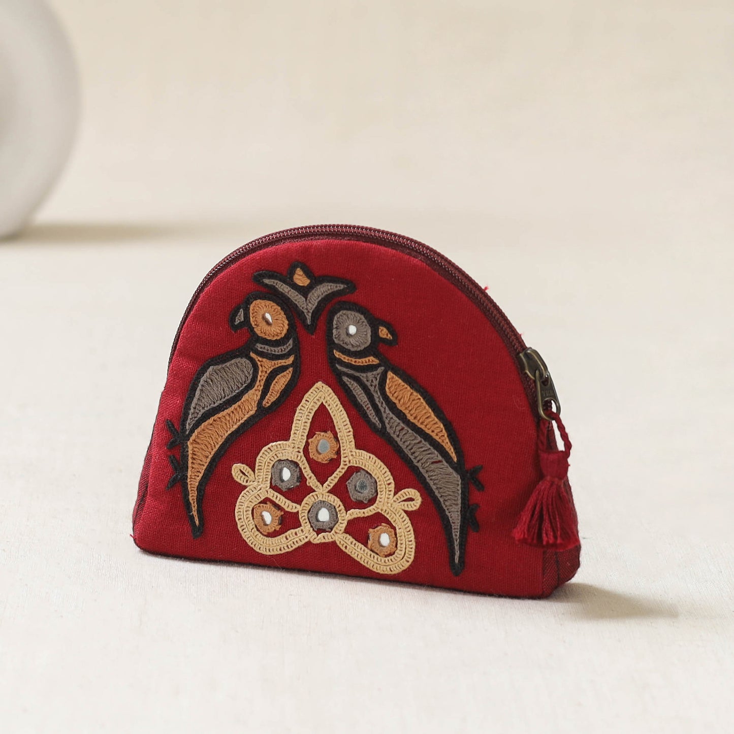Kutch Ahir Hand Embroidered Coin Pouch 72