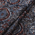 Ajrakh Hand Block Print Natural Dyed Cotton Hakoba Fabric 111