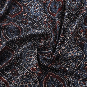 Ajrakh Hand Block Print Natural Dyed Cotton Hakoba Fabric 111
