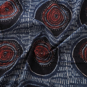Ajrakh Hand Block Print Natural Dyed Cotton Hakoba Fabric 112