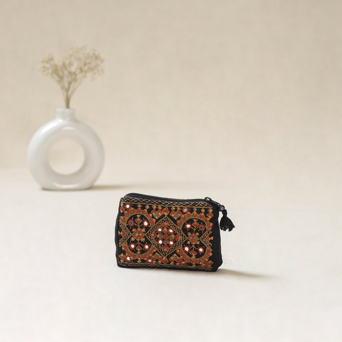 Kutch Neran Hand Embroidered Coin Pouch 75