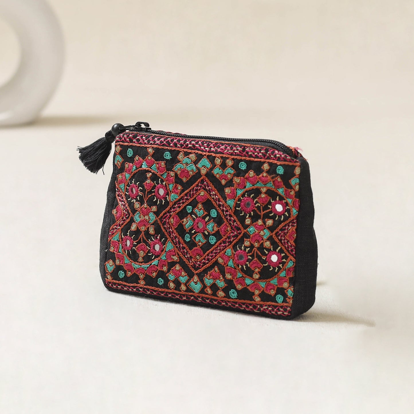 Kutch Neran Hand Embroidered Coin Pouch 76