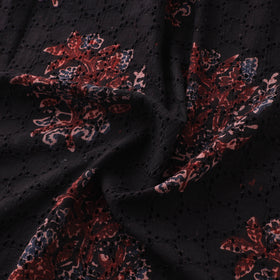 Ajrakh Hand Block Print Natural Dyed Cotton Hakoba Fabric 117