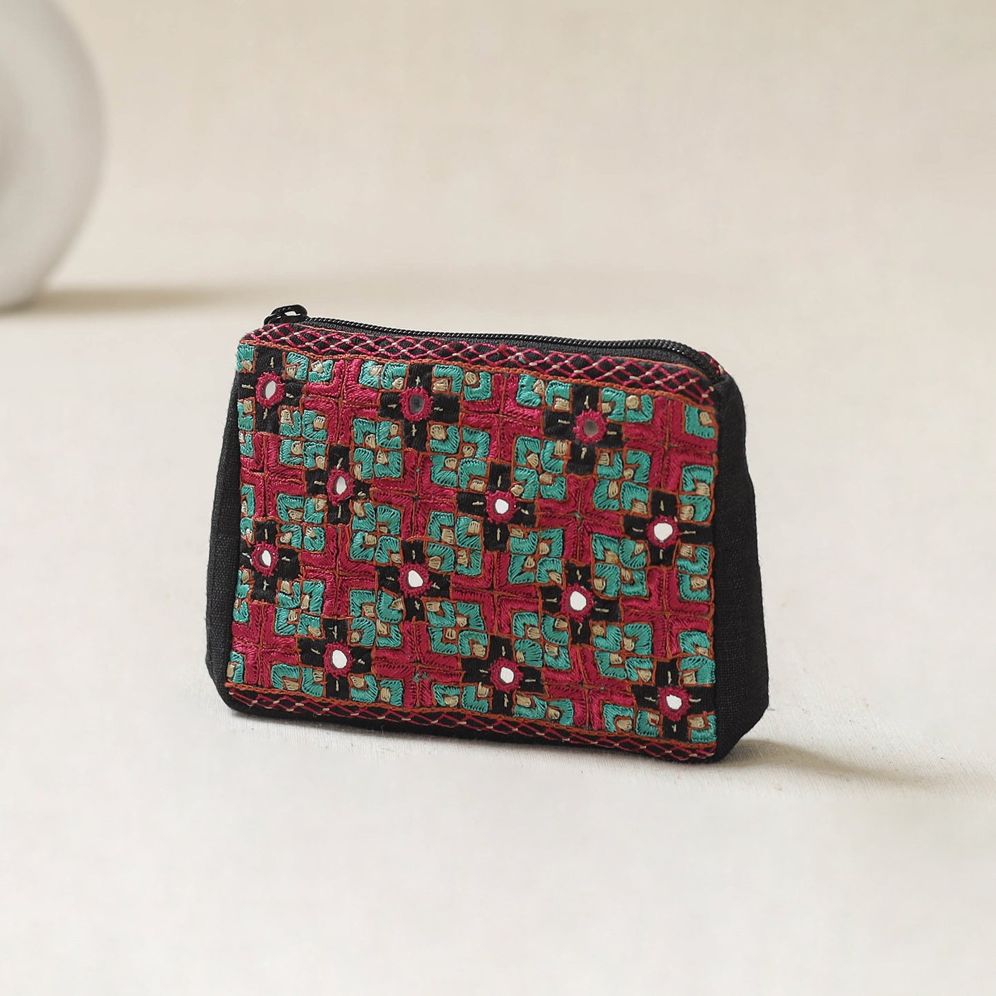 Kutch Neran Hand Embroidered Coin Pouch 78