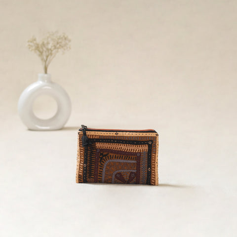 Kutch Dhebariya Qatab Hand Embroidered Coin Pouch 81