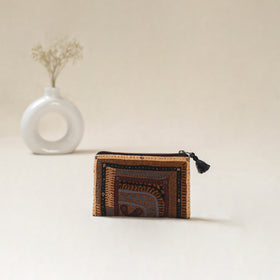Kutch Dhebariya Qatab Hand Embroidered Coin Pouch 81