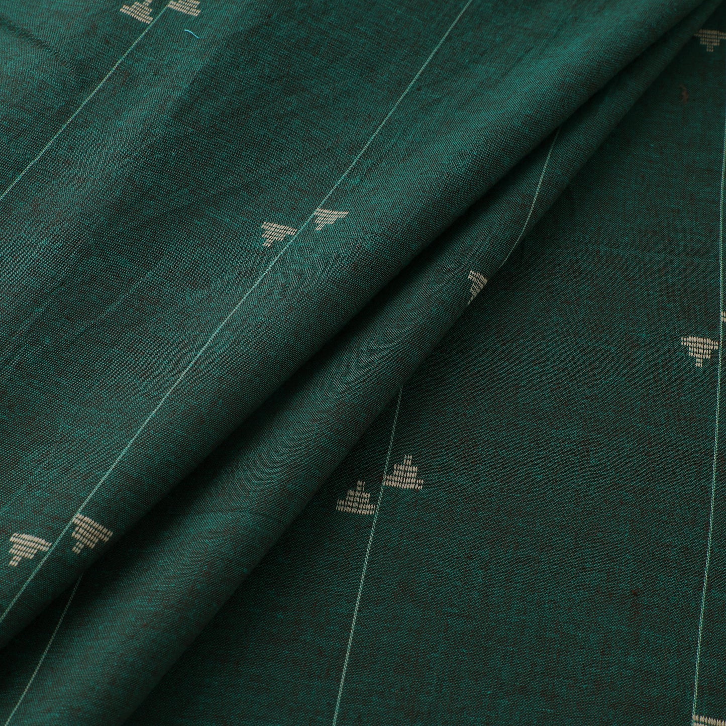 Green - Prewashed Cotton Jacquard Fabric 44