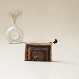 Kutch Dhebariya Qatab Hand Embroidered Coin Pouch 82