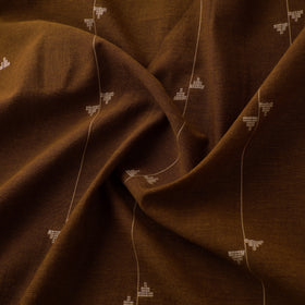 Brown - Prewashed Cotton Jacquard Fabric 46