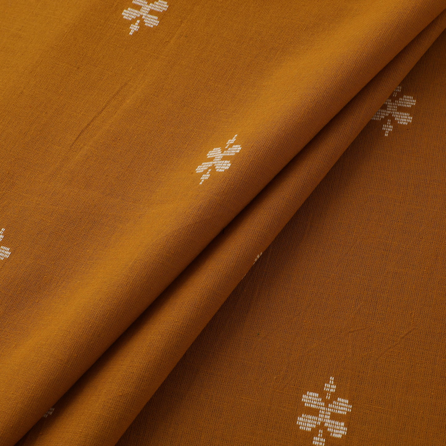Yellow - Prewashed Cotton Jacquard Fabric 47