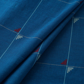 Blue - Prewashed Cotton Jacquard Fabric 39