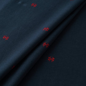 Blue - Prewashed Cotton Jacquard Fabric 51