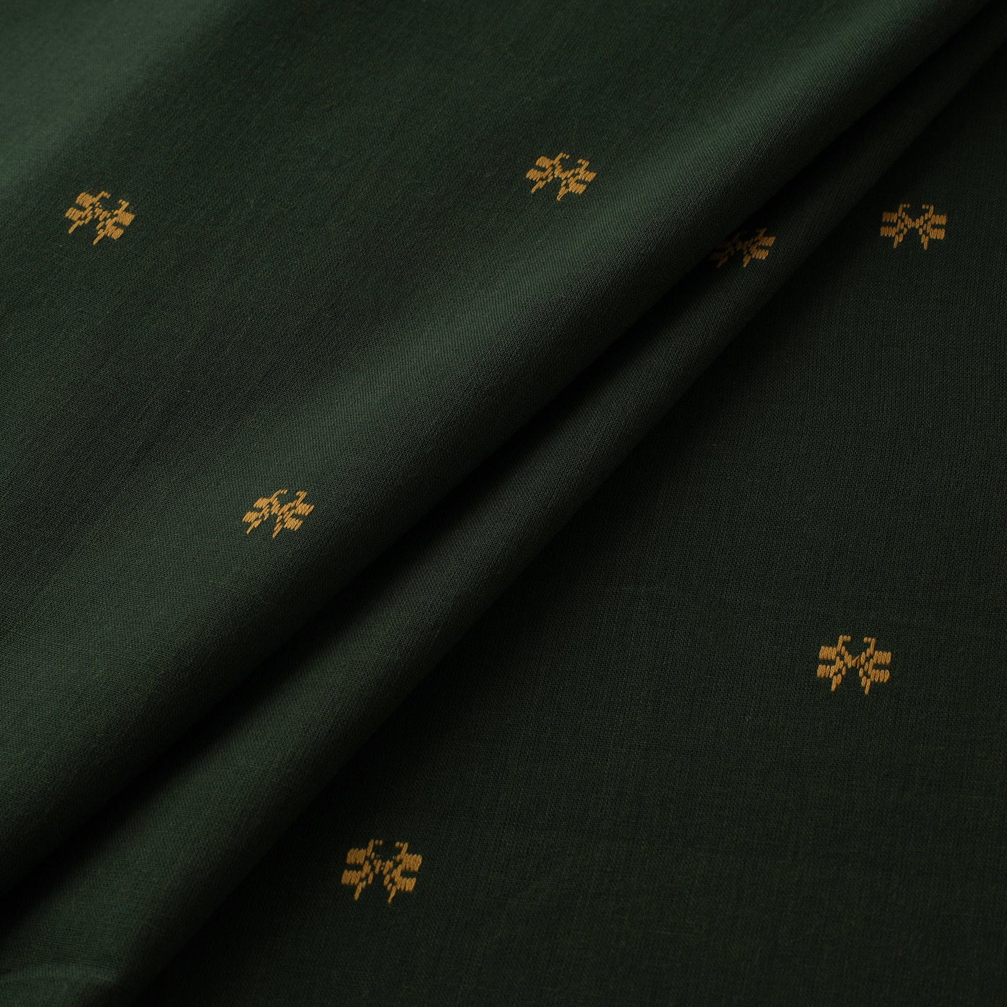 Green - Prewashed Cotton Jacquard Fabric 52