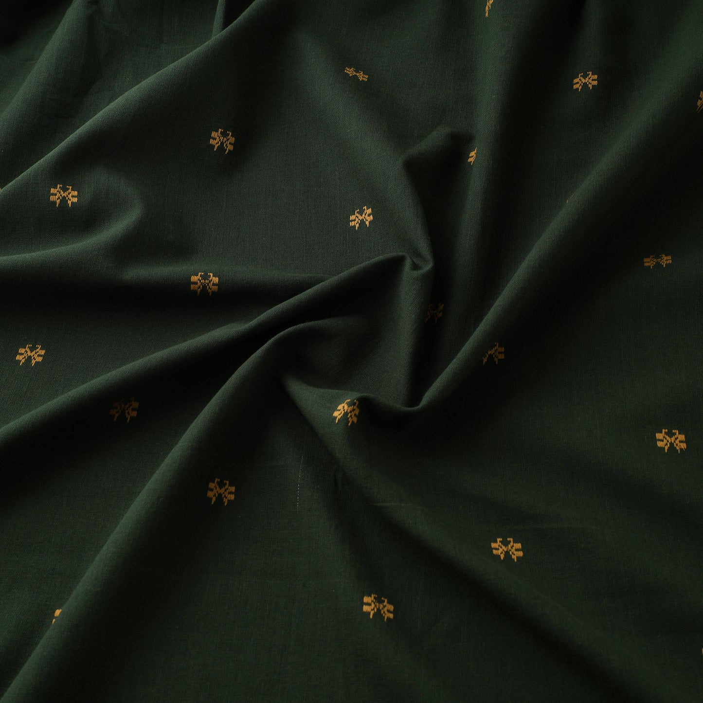 Green - Prewashed Cotton Jacquard Fabric 52