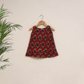 Hand Block Bagru Print Cotton Baby Girl Dress (6-12 Months) 05