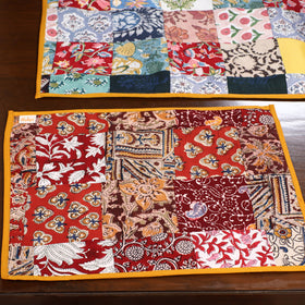 Multicolor - handcrafted cotton fusion table runner set