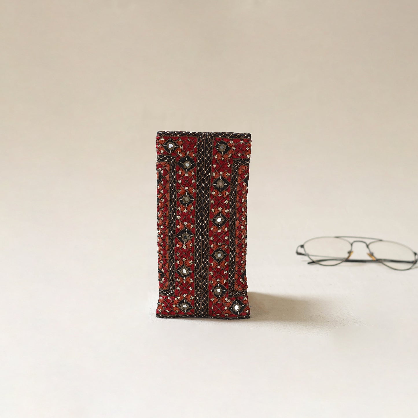 Kutch Neran Hand Embroidered Spectacle Pouch 28