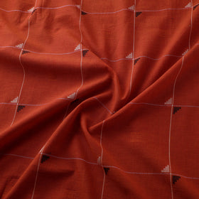 Orange - Prewashed Cotton Jacquard Fabric 54
