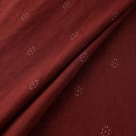 Maroon - Prewashed Cotton Jacquard Fabric 61