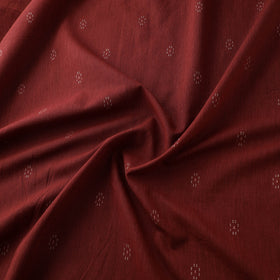 Maroon - Prewashed Cotton Jacquard Fabric 61