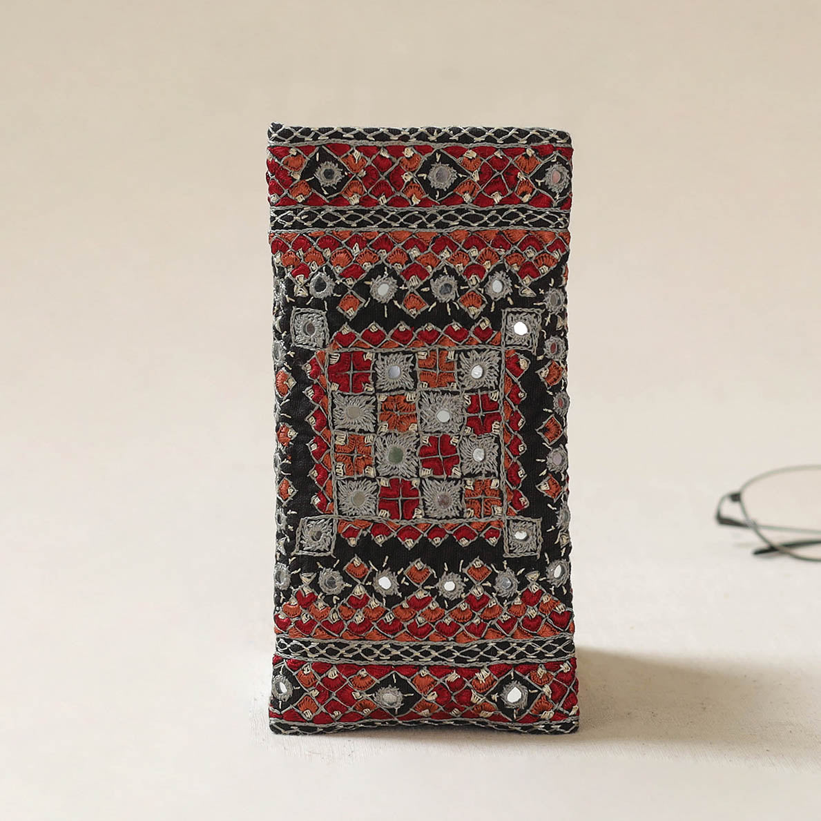 Kutch Neran Hand Embroidered Spectacle Pouch 32