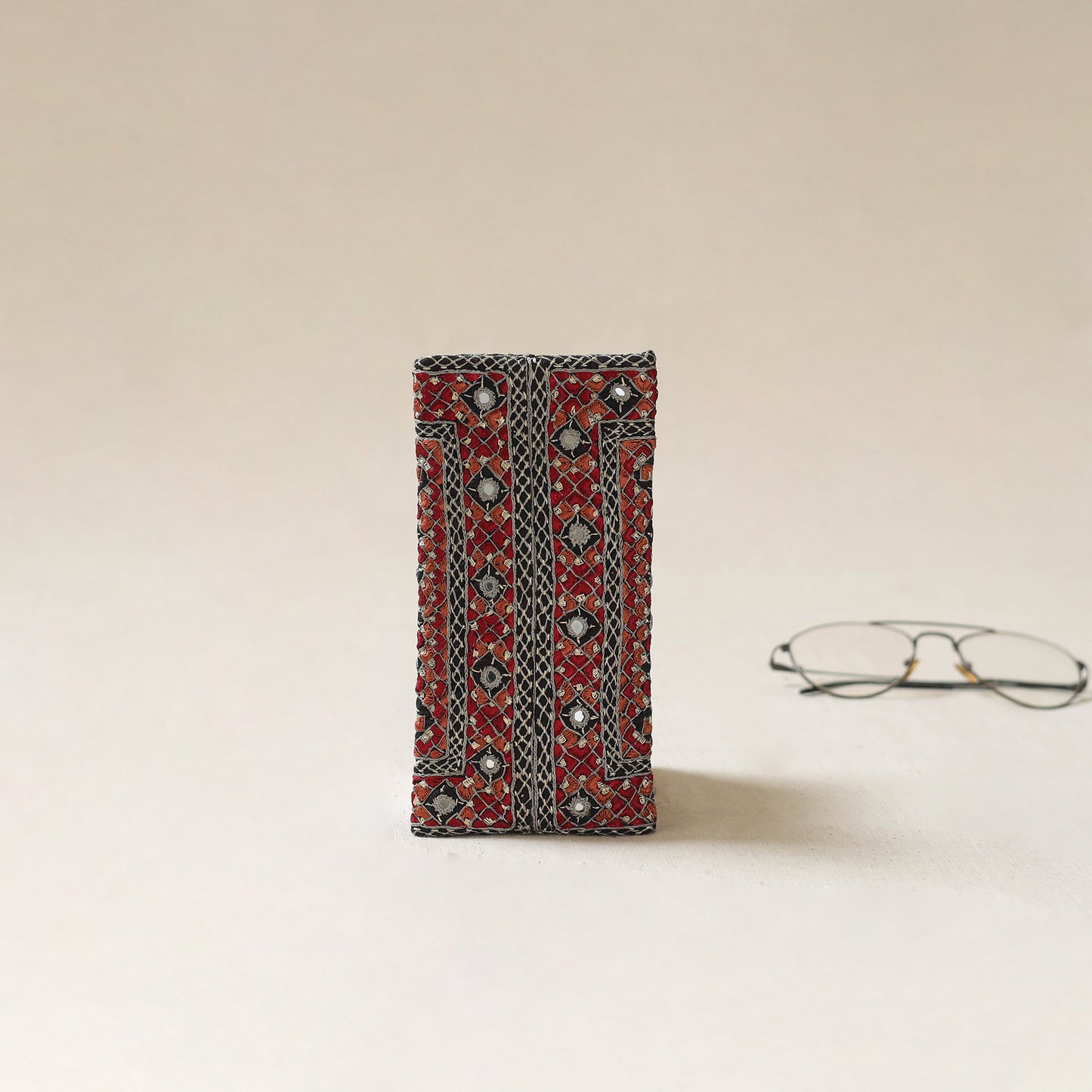 Kutch Neran Hand Embroidered Spectacle Pouch 32
