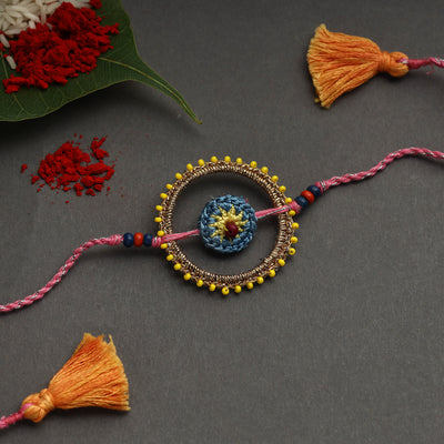 Buy Handmade Recyclable Crochet Rakhi Online at iTokri.com