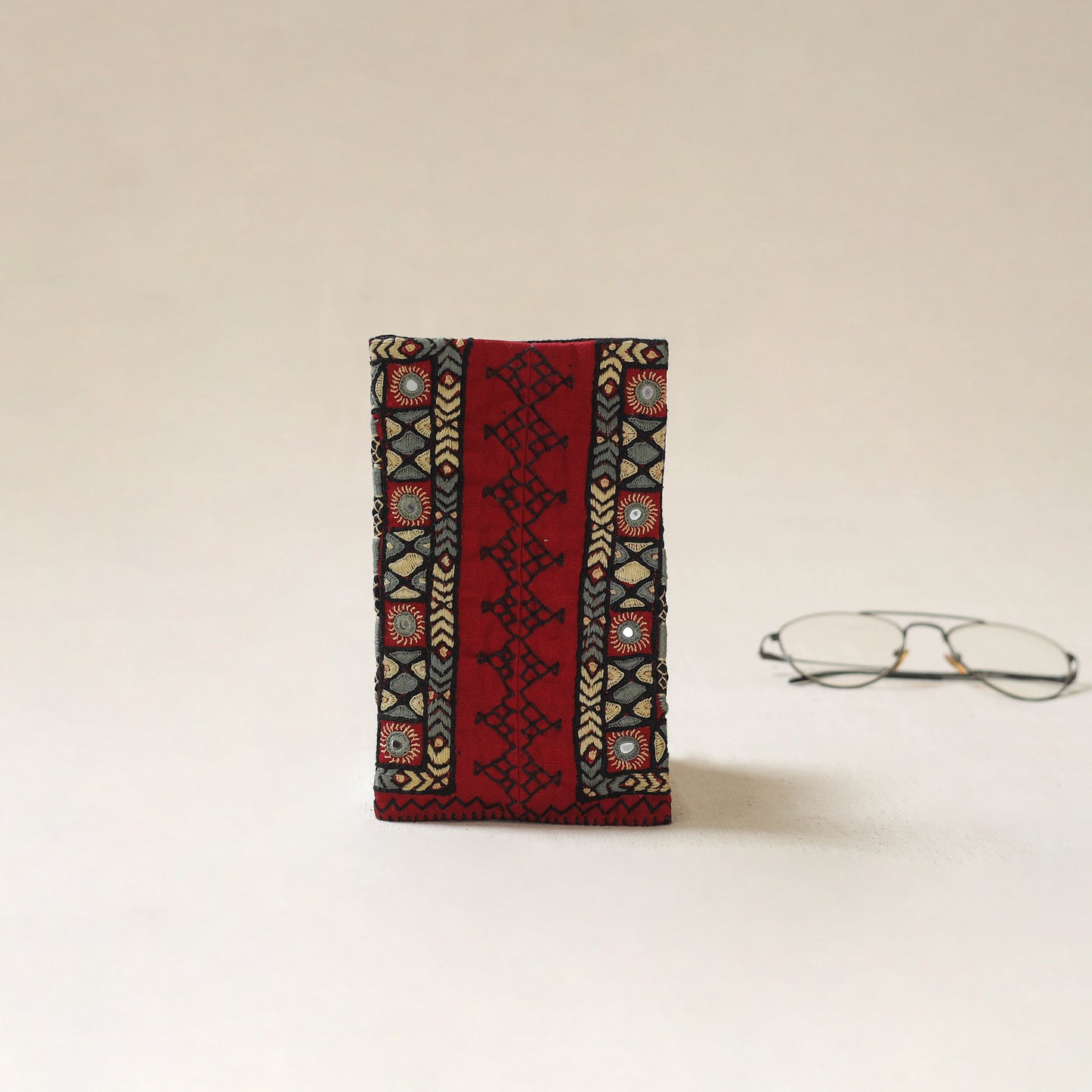Kutch Pakko Hand Embroidered Spectacle Pouch 35