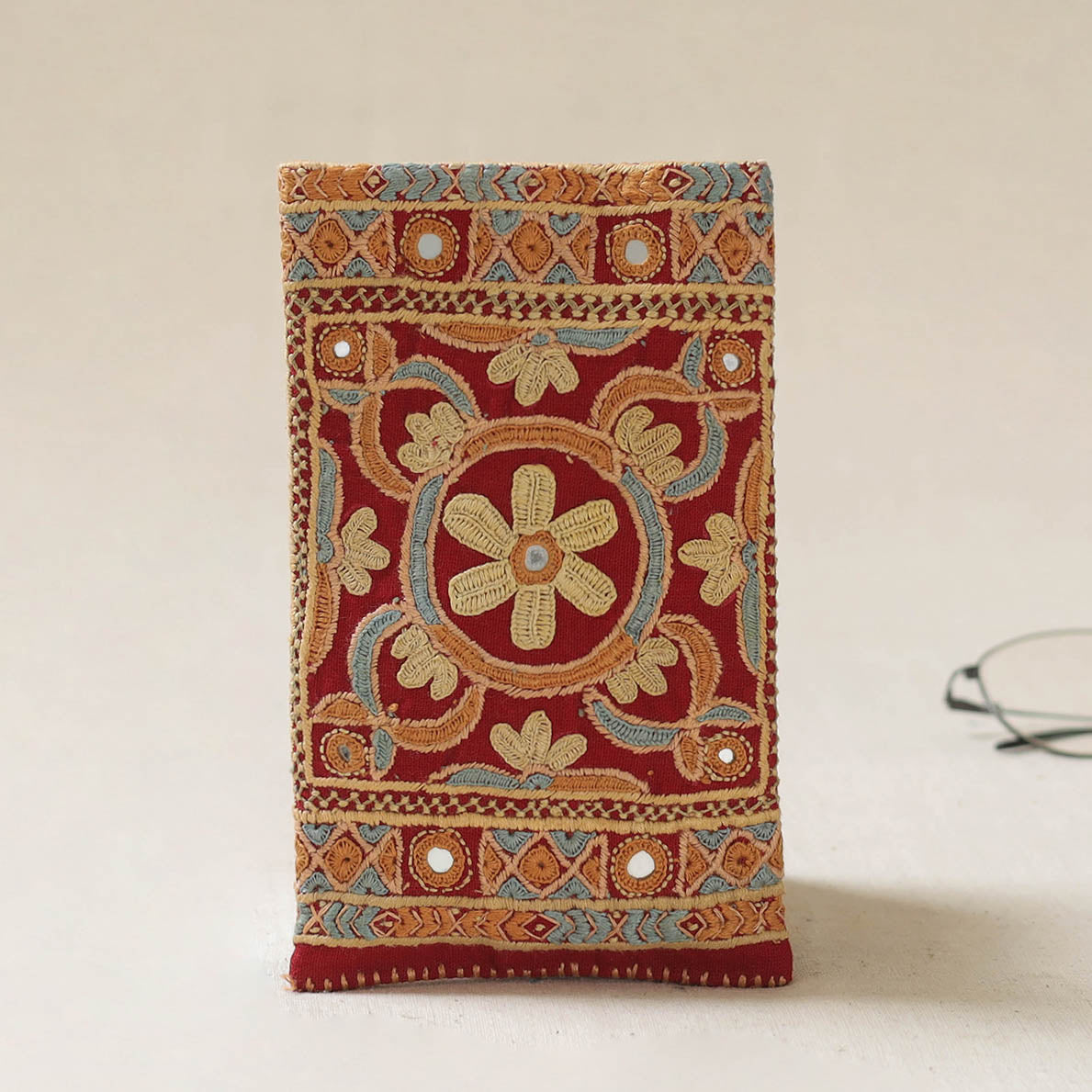 Kutch Pakko Hand Embroidered Spectacle Pouch 36