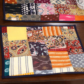 Multicolor - handcrafted cotton fusion table runner set