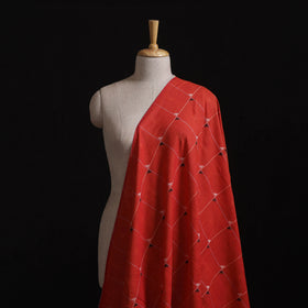 Red - Prewashed Cotton Jacquard Fabric 59
