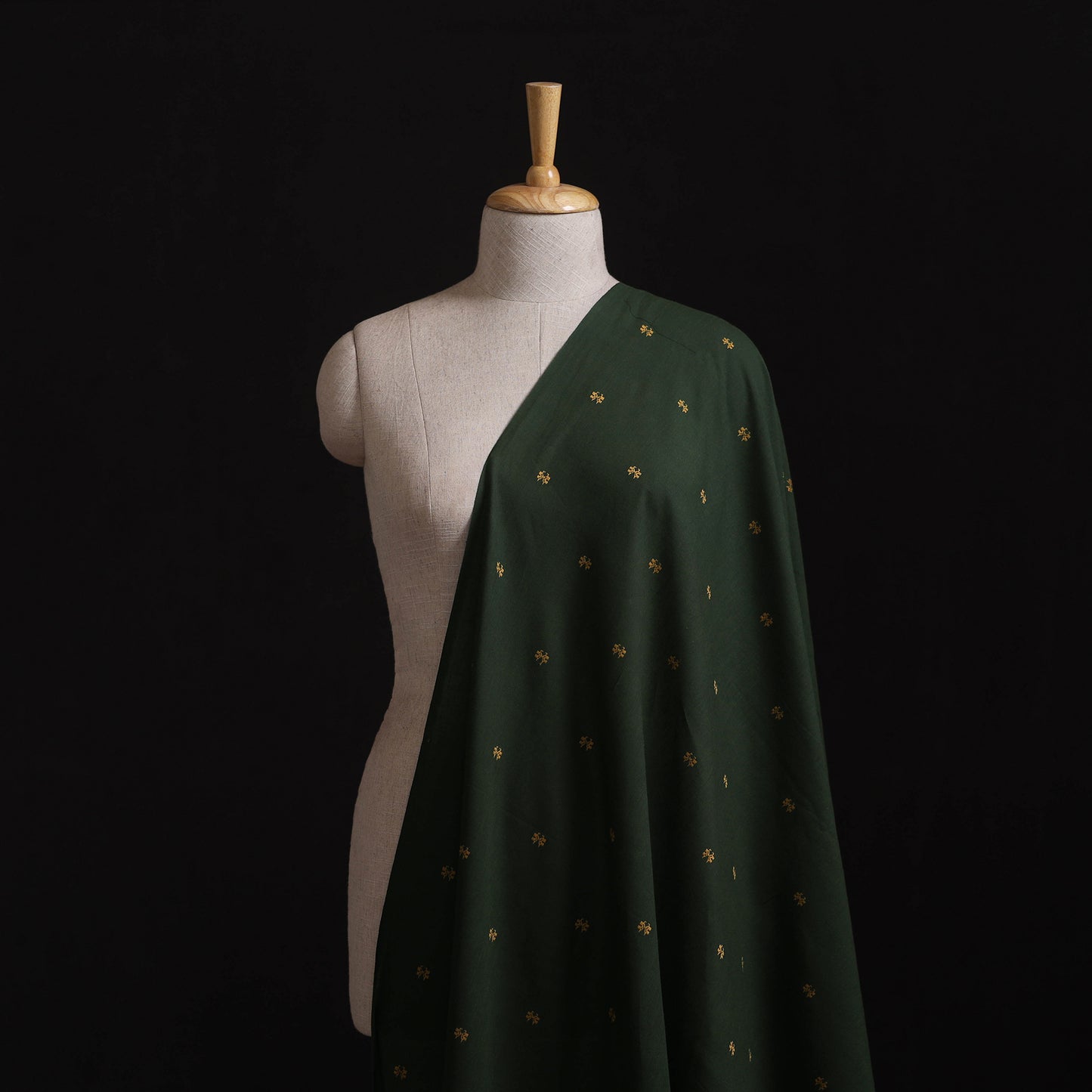 Green - Prewashed Cotton Jacquard Fabric 52
