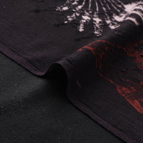 Hakoba Hand Block Ajrakh Print Natural Dyed Cotton Fabric 50